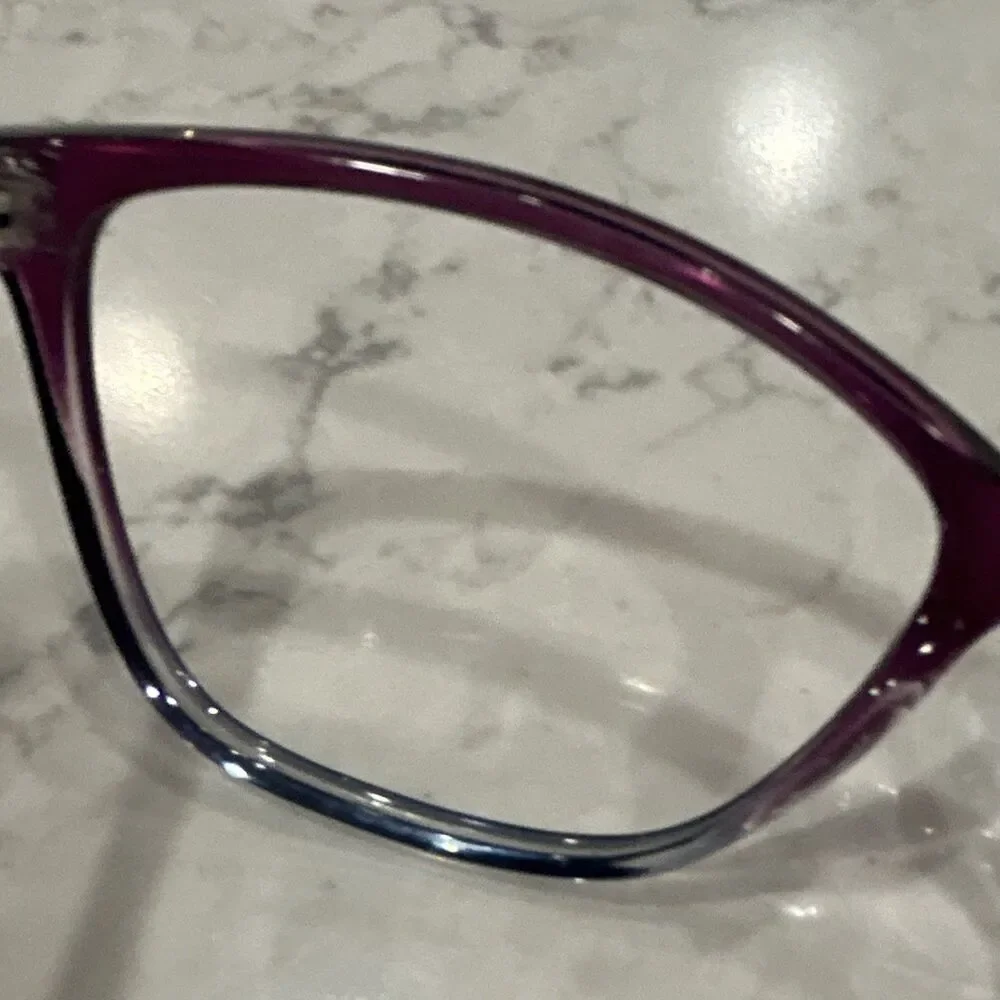 ClearVision SAD-16 Women’s Purple Cat Eye Full Rim Plastic Frame 54-16-140